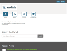 Tablet Screenshot of crm.socaldata.com